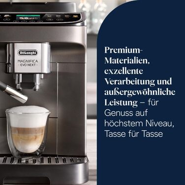 Кавомашина De'Longhi Magnifica Evo Next 13 напоїв, Titan