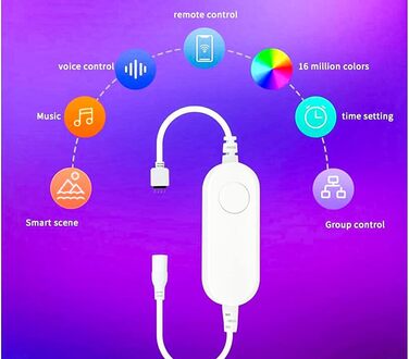 Міні-контролер ZigBee, низьковольтний, 12 В, 24 В, для світлодіодних стрічок, Tuya і HUE, сумісний з Alexa і Google Home (1 канал)