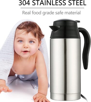 Автомобільний чайник Hangrow 12V, 650ml Kettle Usb, прикурювач Подорожній чайник Чайник Автомобільний чайник Прикурювач для подоро