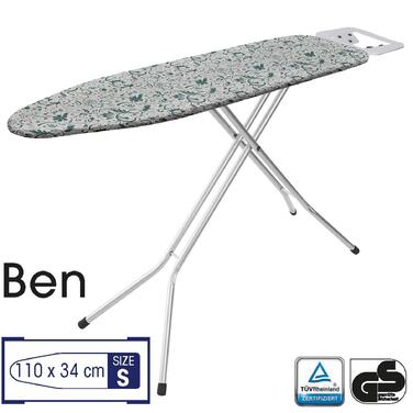 Дошка для прасування Casa Si Ben 110x30 Silver/White Plants (CS98090G323)