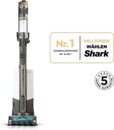 Акумуляторний пилосос Shark PowerDetect Clean & Empty зі станцією самоочищення, Gold Premium