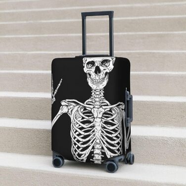 Чохол для валізи Totenkopf, міцний захист для багажу розміром 45.7-81.3 см, XL, чорний