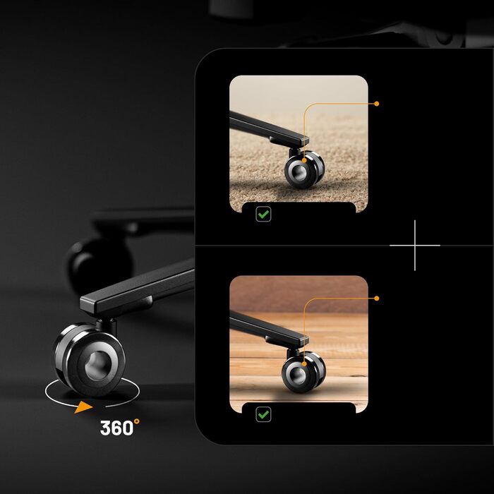 Ергономічне ігрове крісло Diablo з тканини, крісло X.Eye Prime для ПК з магнітним підголівником, ігрове крісло з функцією охолодження, ігрове крісло, ергономічне, міцне, з тканини, 140 кг, Meta Ocean