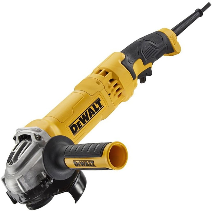 Кутова шліфувальна машина DEWALT 125 мм DWE4277 (1500 Вт, 10 500 об/хв, обмотка двигуна захищена епоксидною смолою, захист від пов
