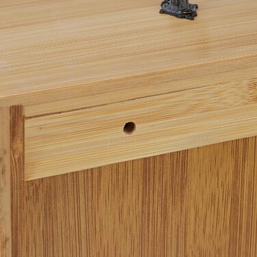 Органайзер для чаю Relaxdays, 9 відділень, бамбук, ВxШxГ 29 x 30 x 11,5 см, для стояння або підвішування, для зберігання чаю, натуральний