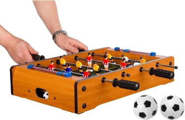 Міні-настільний футбол GAMES PLANET Mini Kicker Dundee – світле дерево