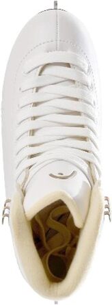 Фігурні ковзани HEAD Amber для жінок з лезами з нержавіючої сталі, дизайн сніжинки, ідеально підходять для початківців - білі, розмір 41