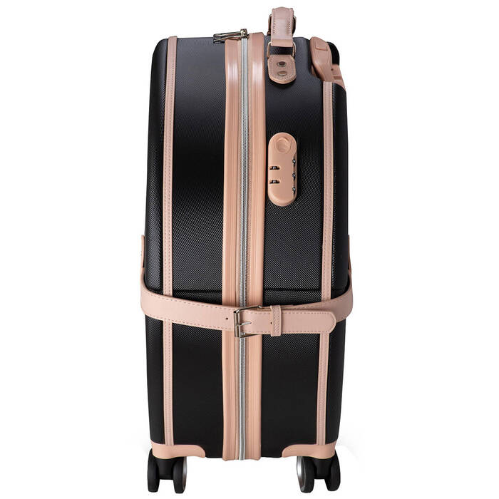 Валіза Semi Line 20' (S) Black/Pink Cream (T5671-2)