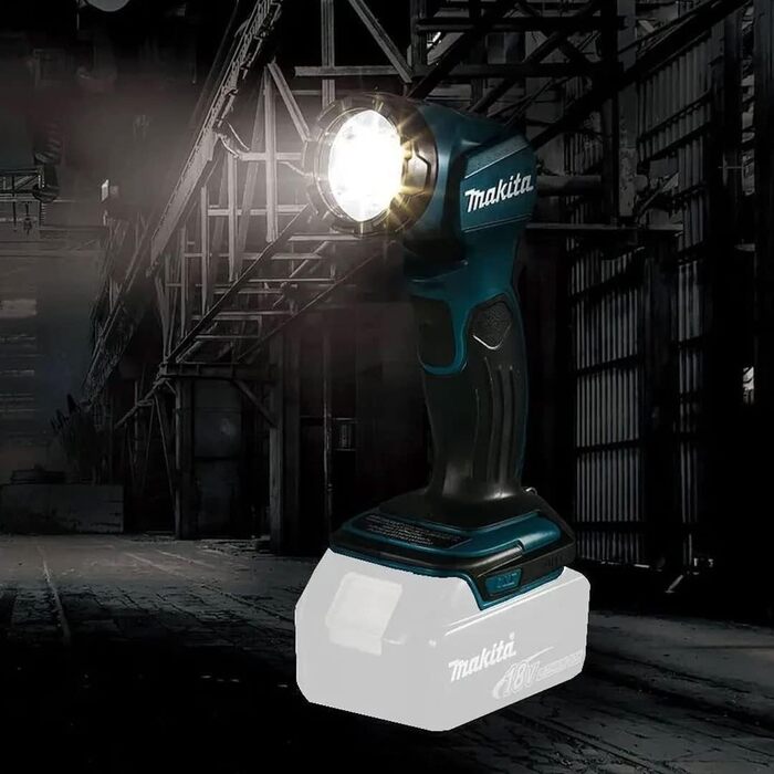 Світлодіодний акумуляторний ручний світильник Makita DML815 14,4 В-18 В (без батареї та зарядного пристрою), 160 люмен, головка світильника повертається на 170