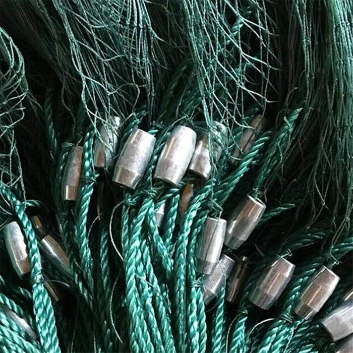 Рибальська сітка-невід 3x20 м з поплавцем та вантажами, тралова сітка з дрібними ячейками 1,5 см для лову риби-мальків, тканина з поліетилену ручного в&39язання, сачок для лову теляти на річку, озеро та пляж.