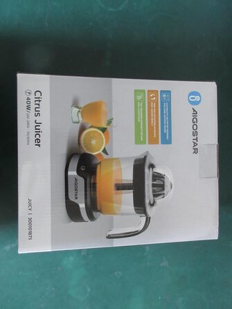 Електрична соковижималка для цитрусових, великий об'єм 1,2 л, соковижималка зі світлодіодним робочим підсвічуванням і 2 знімними к