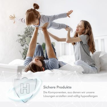 Матрац FDM 80x160 см, рівень жорсткості H3, висота 16 см, дитячий матрац, пінополіуретановий матрац, HR-піна, пінополіуретан, гречка, 7 зон комфорту з гіпоалергенним покриттям, чохол преміум-класу, що прається, сертифікований Oeko-Tex, Paulo 80 x 160 см