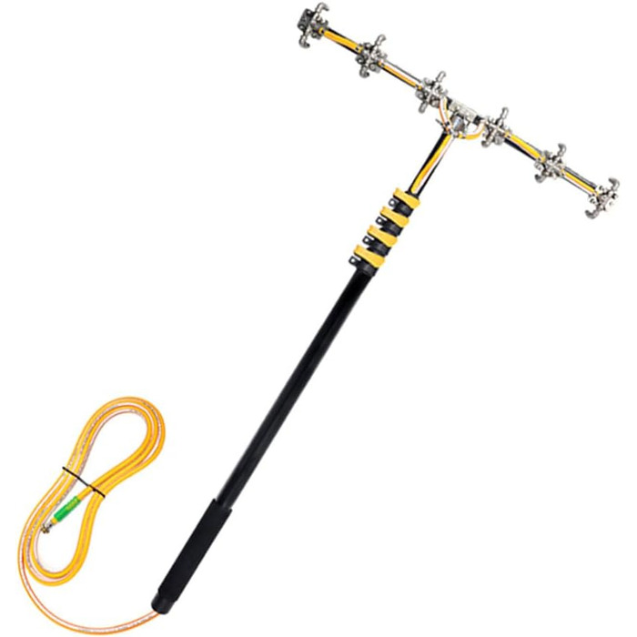 Щітка для чищення фотоелектричних елементів з телескопічною ручкою, телескопічна щітка для чищення фотоелектричних елементів, що о