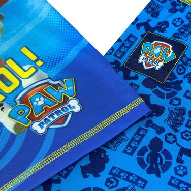 Піжами для хлопчиків PAW PATROL М&39які бавовняні піжами із зображенням Маршалла, Чейза та Райдера Офіційно ліцензовані дитячі піжами, розмір 116, різнокольорові