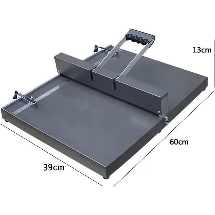 Фальцювальна машина для паперу, 350 мм ручна настільна фальцювальна машина для вітальних листівок, фальцювання та фальцювання міцного металевого паперу з брошурами та фотопапером, 3/A4