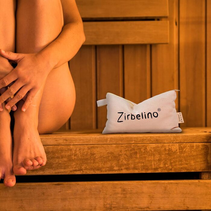 Подушка з сосни для сауни 28x16 см - виготовлена з бавовни - з дуже смолистою сосновою стружкою - для ванної кімнати, гардеробу та сауни