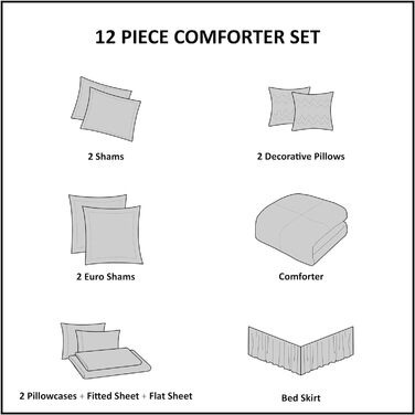 Затишний комплект ковдр Madison Park Aubrey, штучний шовк, жаккард, візерунок Пейслі, всесезонна пухова альтернативна постільна бі