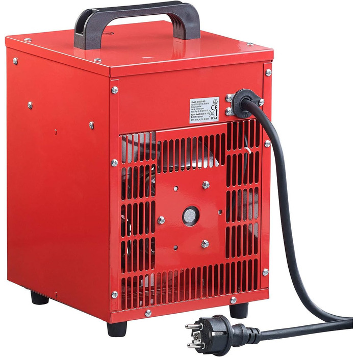 Обігрівач для будівельного майданчика AGT Професійний промисловий електричний обігрівач потужністю 3000 Вт та 3 режимами нагріву (обігрівач для будівельного майданчика, майстерні 230 В, електричний будівельний обігрівач) 1 пристрій, 3000 Вт та 3 режими на