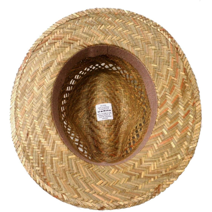Солом&39яний капелюх Faustmann, чоловічий/жіночий, розмір 55-63 XXL, прямий козирок, 55, натуральний