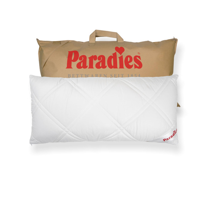 Подушка PARADISE 40x80 см зі стьобаним чохлом - Softy Top Plus Organic, стьобана подушка на блискавці 40 x 80 см 1