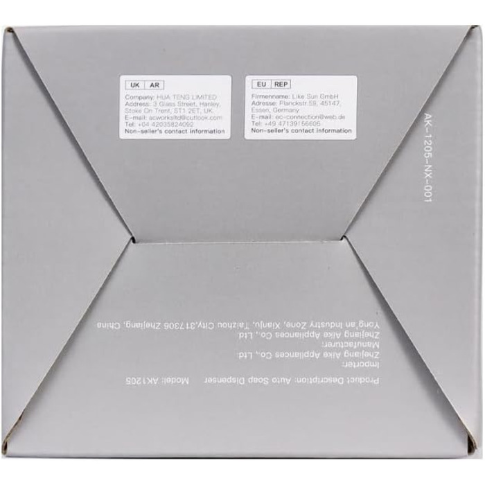 Дозатор мила автоматичний настінний матовий чорний, 800 мл комерційний автоматичний дозатор рідкого мила настінний, 5 передач, рег