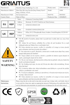 Аксесуари для кемпінгу 16 в 1 Мультитул Подарунки для чоловіків Подарунок на День батька для тата, спорядження для виживання з сок