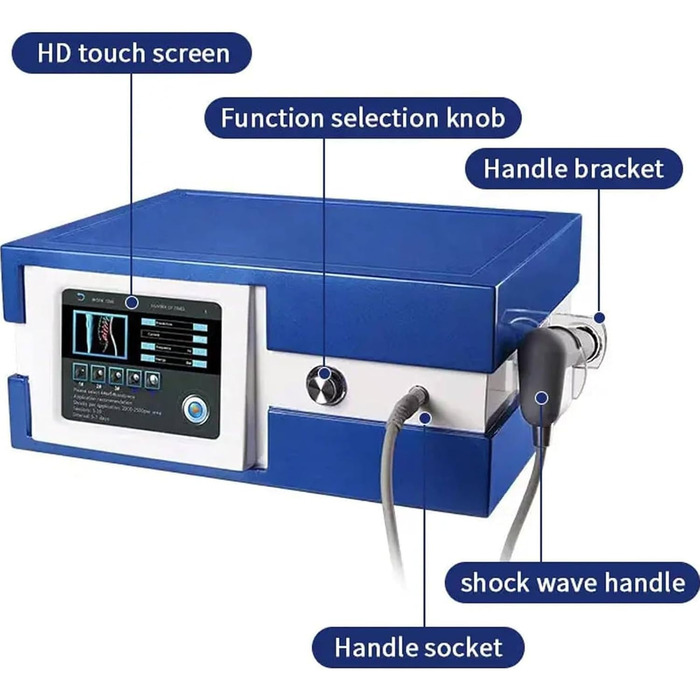 Пристрій для сфокусованої ударно-хвильової терапії HENGCMM, ED-терапія, пристрій ESWT, пристрій для екстракорпоральної ударно-хвильової терапії, інструмент для фізіотерапії, масаж для полегшення болю, корекція фігури