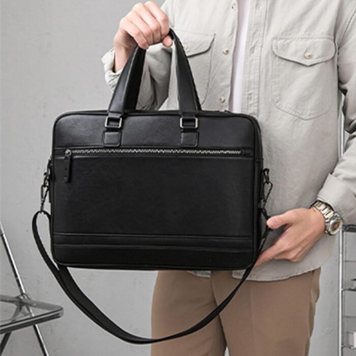 Сумка для ноутбука, портфель, сумочка, ділова сумка для ноутбука 15,6 дюйма, чоловіча, сумка для комп'ютера, шкіряний портфель, по