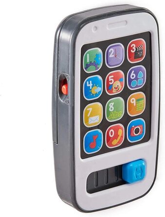 Смартфон Fisher-Price Learning Fun - інтерактивна дитяча іграшка з 20 піснями та звуками, розвиває дрібну моторику та координацію
