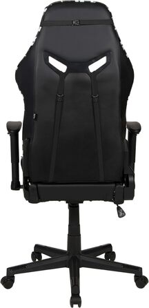 Ігрове крісло GAME ROCKER G-30 зі штучної шкіри, камуфляжно-сірого кольору, вантажопідйомність до 110 кг