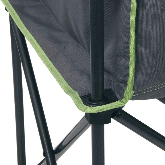 Крісло для кемпінгу 10T Jace Beechnut XXL Складаний стілець до 130 кг Стілець з підсклянником бічною кишенею