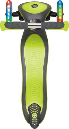 Самокат для дітей, 120/80 мм, ABEC 5, 3-колісний, регульований по висоті, світлодіодні колеса, салатовий