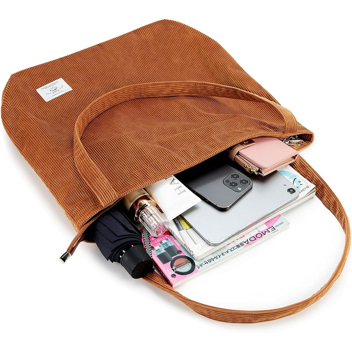 Шнурова сумка KALIDI жіноча сумка через плече на блискавці, велика сумка для покупок, сумка-сумка через плече для робочого офісу,