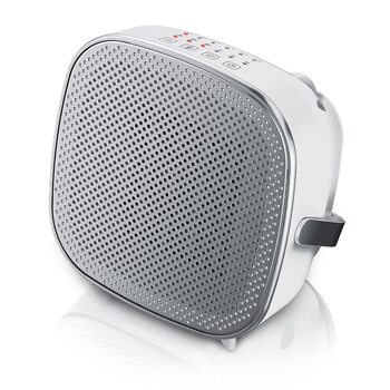 Енергозберігаючий, тихий електричний керамічний обігрівач - Електричний обігрівач з 2 режимами нагріву - Захист від перегріву - Термостат - Ванна кімната, спальня, вітальня - GS безпека A Білий