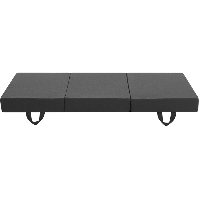 Розкладний матрац для гостей Arensberger Amalia 90x200 см 16 см надтовстої гелевої піни NANOCELL Матрац-кушетка та підлога Складаний матрац із сумкою для перенесення Ліжко для кемпінгу та подорожей 90 x 200 см