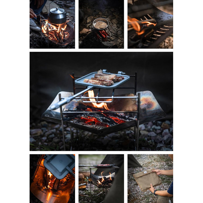 Підставка для багаття з нержавіючої сталі Solo Grill типу A4 SOLO-A4