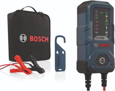 Зарядний пристрій Bosch C40-Li, 5 А, з функцією крапельного заряду - Автомобільний зарядний пристрій для свинцево-кислотних, AGM,