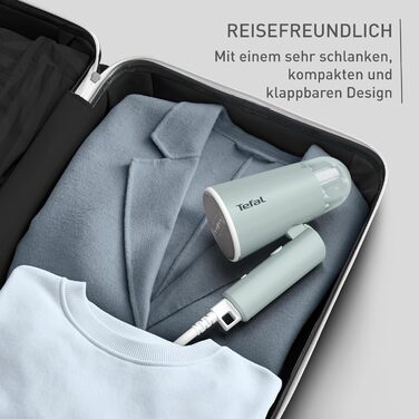 Парова щітка Tefal Origin Travel DT1034 Потужність подачі пари Складана Готова до використання за 25 секунд 20 г / хв Не потребує