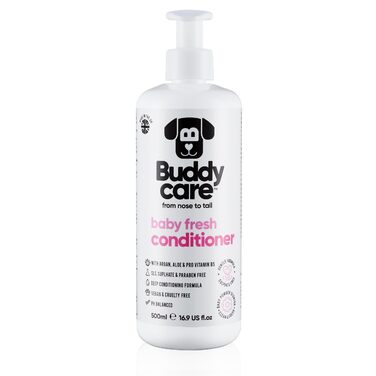 Дитячий кондиціонер для собак Baby Fresh від Buddycare - 500 мл - Ароматизований кондиціонер з пудровим ароматом, з алое вера та провітаміном B5