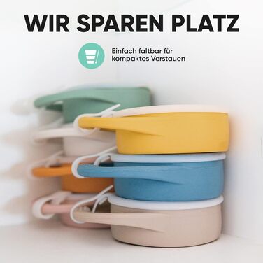 Перекусник Смаколик - зручний контейнер для перекусу в дорозі - з кришкою - чашка для перекусу (блакитний)