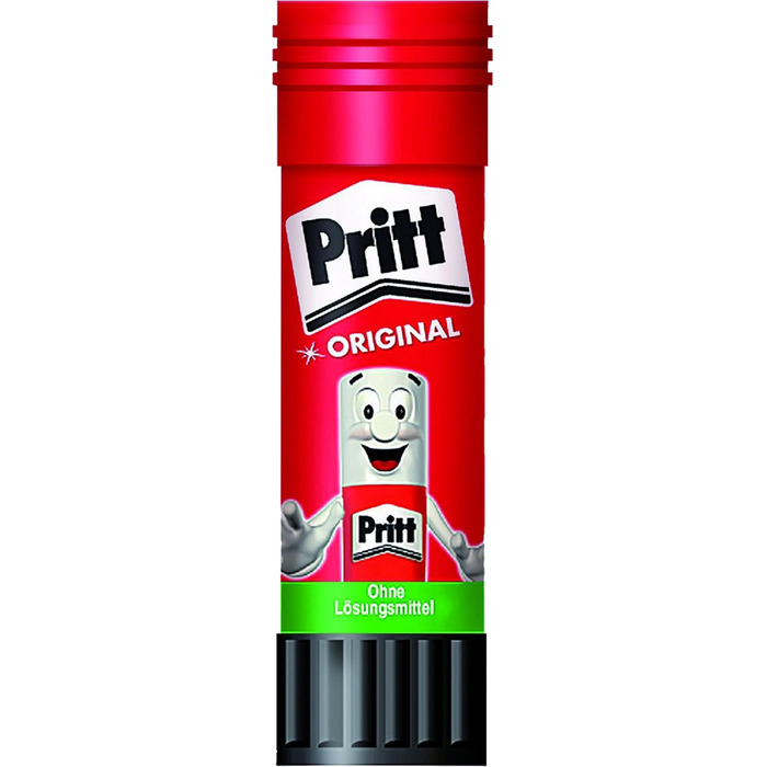 Клей-олівець Pritt 11 г, прозорий, що миється, знімний, без розчинників (15 шт. )