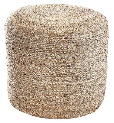 Підлоговий стілець Kobolo Pouf - Flow - виготовлений з морської трави з бавовняним наповнювачем