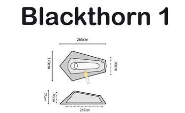 Намет одномісний Highlander Blackthorn 1 Hunter Green (TEN131-HG)