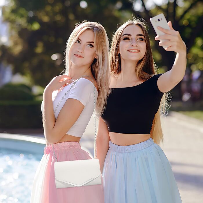 Вечірня сумочка для жінок, клатч на вечірку, сяючий, на весілля, золотий колір з білим