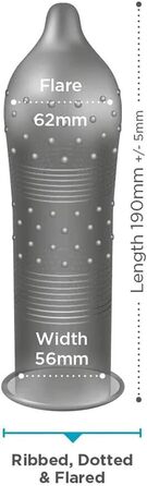 Презервативи EXS 3-in-1 Extreme, стимулюючі, 12 шт