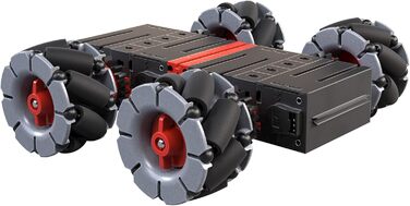 Набір Omniwheels fischertechnik Maker Kit 571901 конструктор робота, технічний експериментальний набір для ентузіастів, від 14 років, сірий