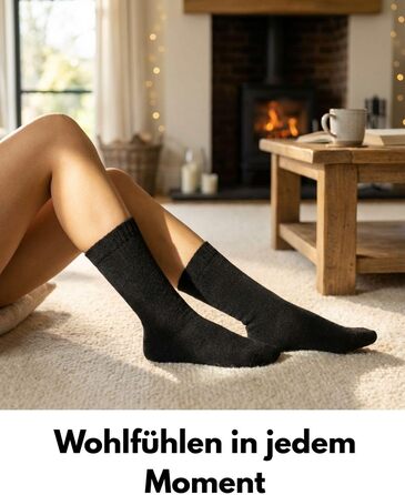 Пари термошкарпеток для жінок та чоловіків, зимові шкарпетки, повністю махрові, розміри 39-42, 6 пар Чорний, 6 12 24