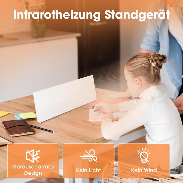 Інфрачервоний обігрівач Byecold, окремостоячий пристрій, 90 Вт, інфрачервоний електричний обігрівач, нагрівальна плита, обігрівач, настільний обігрівач, обігрівач під столом
