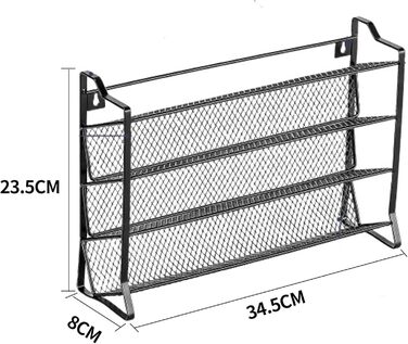 Настінна підставка для спецій, кухонний органайзер з 28 банками для спецій та 180 етикетками для спецій, прозора, для кухні, стільниці, шафи, комори