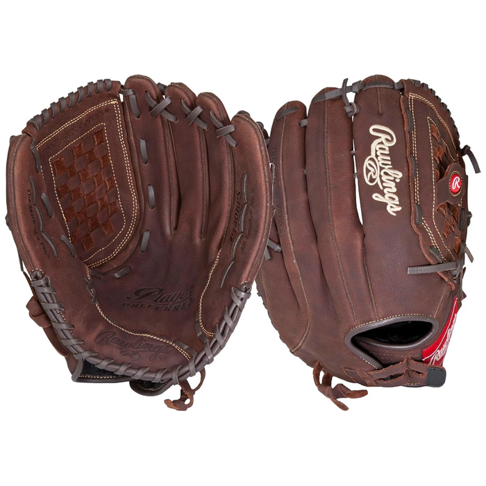 Ловляча рукавичка Rawlings Player Preferred, коричнева, 33 см, для лівої руки, для правої руки 35,6 см - плетіння кошика